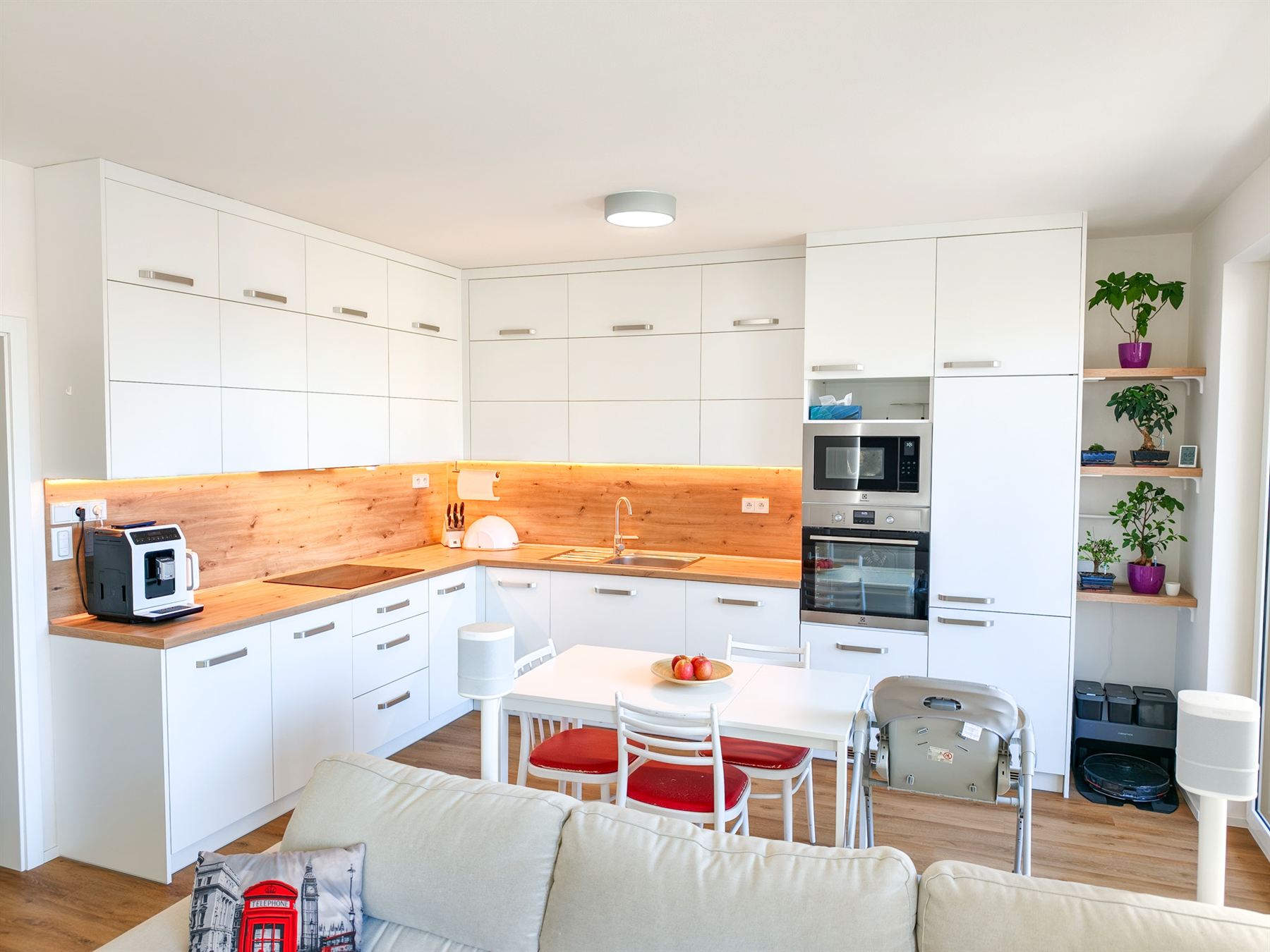 Kuchyň na míru se spotřebiči Electrolux
